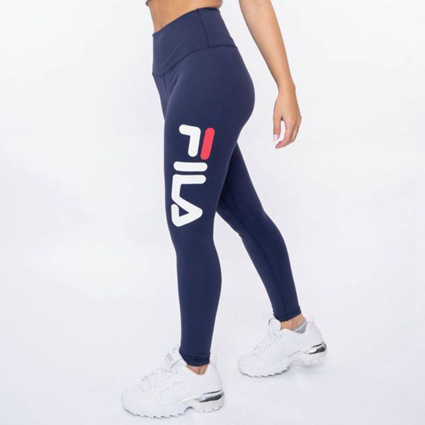 Tights Fila Mulher Azul Marinho - Fila Asher Portugal Lisboa,HKTD-64281